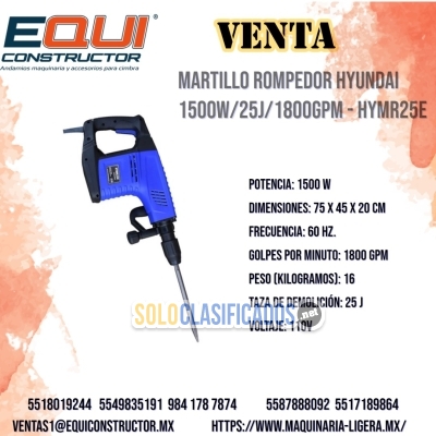 Venta Martillo Rompedor Hyundai HYMR25E... 