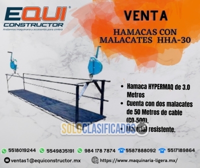 Venta  de  Hamacas  con  Malacates HH 30... 