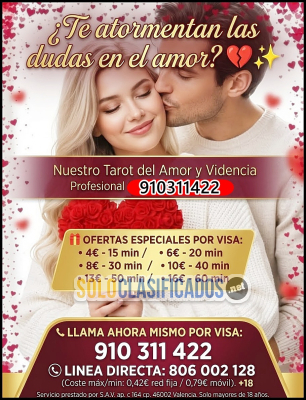Tarot Visa  8€ / 30 min – Respuestas Reales al 910311422    Viden...
