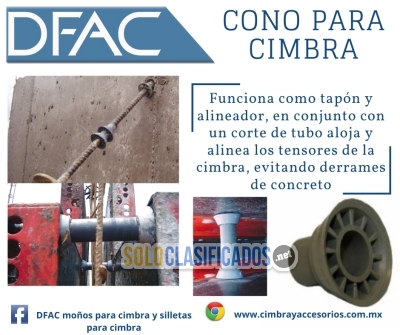 CIMBRA DFAC CONOS Y DISCOS PARA PILA  CDMX... 