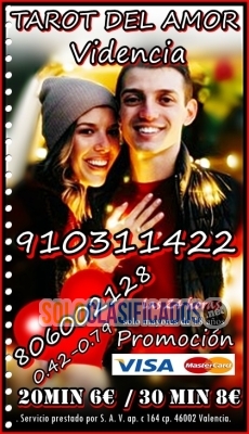 TAROT DEL AMOR  910311422 solo 4eur 15 min/ 6eur  20min Expertas ... 
