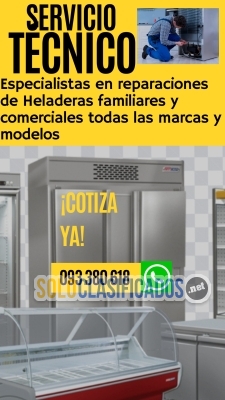 Técnico reparación de heladeras familiares y comerciales... 