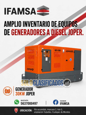 GENERADOR 30KW JOPER...