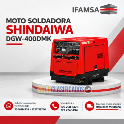 MOTO SOLDADORA SHINDAIWA DGW400DMK...