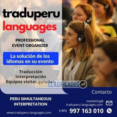 Simultaneous translation in Peru  TRADUPERU LANGUAGES... 