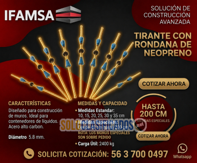 TIRANTE MOÑO SEPARADOR PARA CIMBRA IFAMSA...