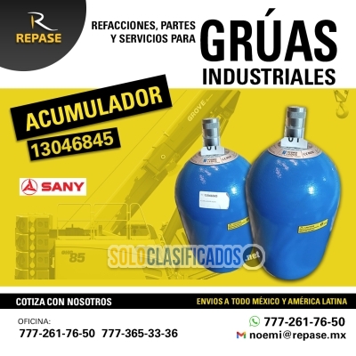 Acumulador para grúas industriales SANY 13046845... 