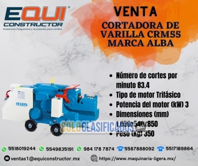 Venta de Cortadora de Varilla CRMSS en Puebla... 