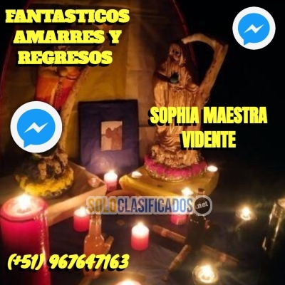 FANTASTICOS AMARRES Y REGRESOS  SOPHIA MAESTRA VIDENTE... 