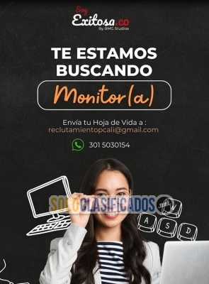 BUSCAMOS MONITOR(A) WEB CAM EN LA CALI... 