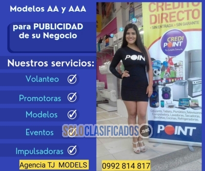 Ofrecemos los Servicios de Modelos AA para Publicidad... 