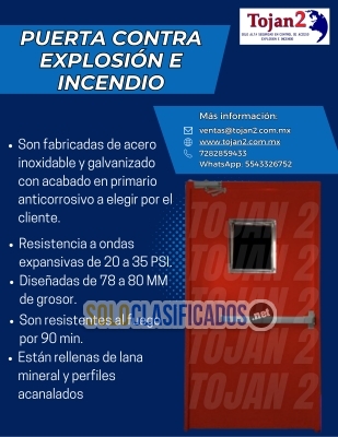 PUERTAS CONTRA EXPLOSIONES E INCENDIOS... 