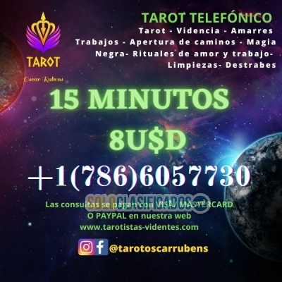 TAROT BARATO CONSULTA TELEFONICA DESDE 8 DOLARES... 