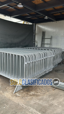 Solo Clasificados - VALLAS DE SEGURIDAD O PEATONALES GALVANIZADA - imagen: 2