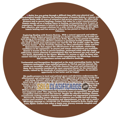 Solo Clasificados - Sanador gallego ofrece eficaces Consultas presenciales y a la distancia llamando por tlf 24H 00+34629841132 - imagen: 1