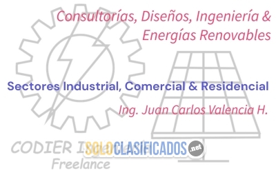 Servicios profesionales de ingeniería electromecánica... 