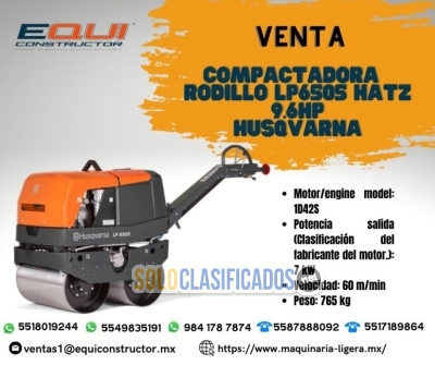 Venta Compactadora rodillo husqvarna... 