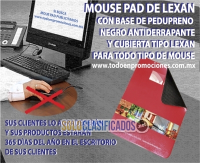 MOUSE PAD DE LEXAN PERSONALIZADOS A TODO COLOR... 