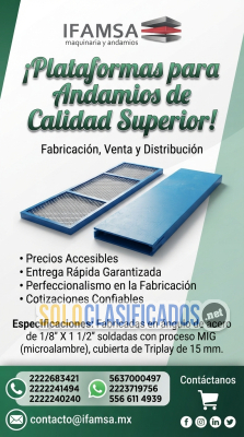 PLATAFORMAS PARA ANDAMIOS  PH220 y PMH220... 