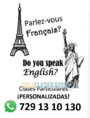 Clases particulares de Inglés y Francés... 