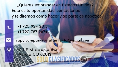 Se busca personal para emprender en Denver... 