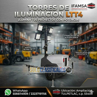 TORRES DE ILUMINACION LTT4 PARA CONSTRUCCION 001...