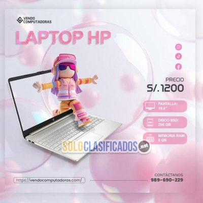 Solo Clasificados - Laptop HP a Precio de Remate con vendocomputadoras - imagen: 2