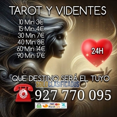 Tarot y videntes visa o bizum 40 minutos 8€ oferta... 