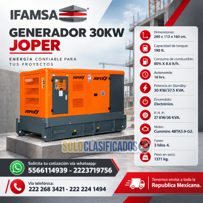 30KW JOPER GENERADOR...