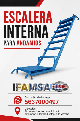 ESCALERA INTERNA PARA ANDAMIOS  EN PUEBLO...