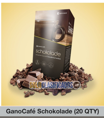 Gano Café Schokolade (20 QTY)  Exquisita bebida nutritiva con ext...