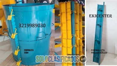 FORMALETA METALICA TUBO Y MEZCLADORAS PARA CONCRETO... 