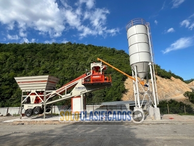 60 m³/h Mobile Concrete Batching Plant  +  NY... 