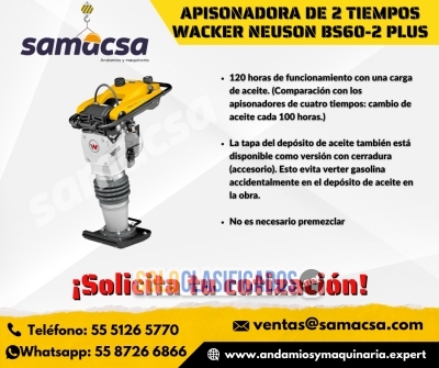 Solo Clasificados - APISONADORA BS60-2 PLUS WACKER, DE 2 TIEMPOS - imagen: 2