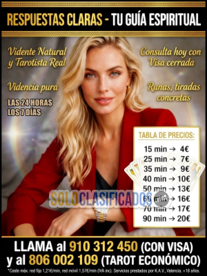 videncia pura runas tiradas concretas tarot por telefóno 24 horas...