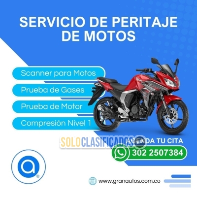 Servicio de peritaje de motos en bogotá Granautos... 