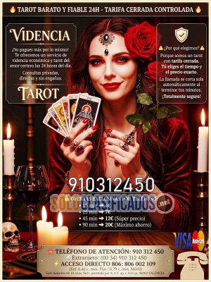 Tarot y Videncia real las 24h Llama al 910312450 tarifas fijas po...