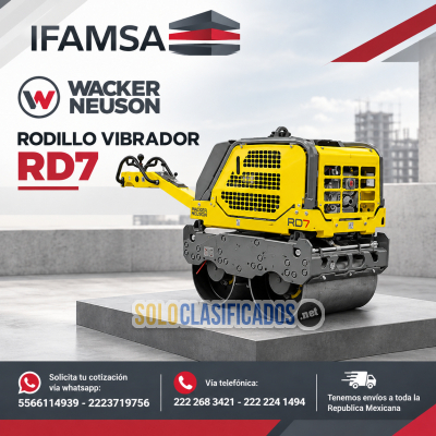 WACKER NEUSON RODILLO VIBRADOR RD7...