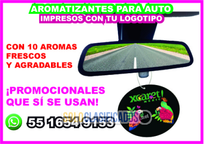 AMBIENTADORES PARA AUTO PERSONALIZADOS A TODO COLOR...