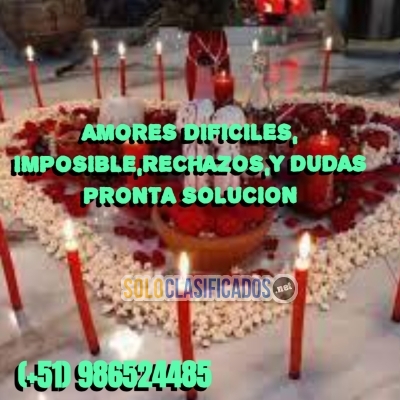 AMORES DIFICILES IMPOSIBLES RECHAZOS Y DUDAS PRONTA SOLUCION... 