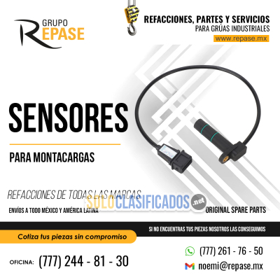 SENSORES PARA MONTACARGAS REPASE MEXICO... 
