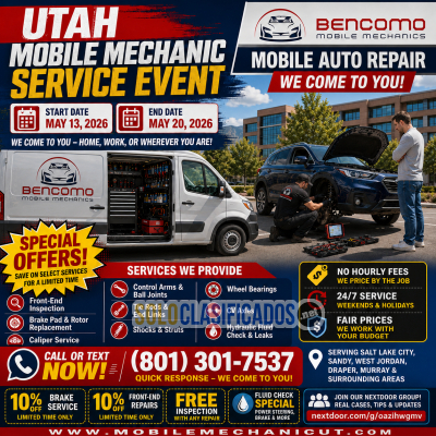 Solo Clasificados - Utah Mobile Mechanic Event: We Come To You - imagen: 1