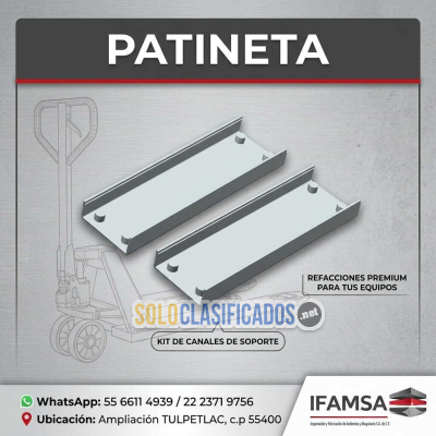 PATINETA  Accesorio diseñado para ser ensamblado como apoyo o pla...