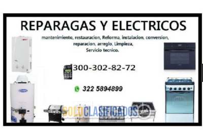 Solo Clasificados - REPARACION  MANTENIMIENTO E INSTALACION DE EQUIPOS A GAS EN JAMUNDI CEL 3225894899 - imagen: 1