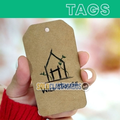 Hand Tags Personalizados Rectangulares, Redondos o Cuadrados...