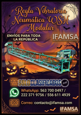 Regla Vibratoria Neumática WSH Sistema Modular de Alta Precision...