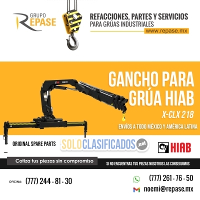 HIAB XCLX 218 REFACCIONES PARA GRÚAS INDUSTRIALES... 