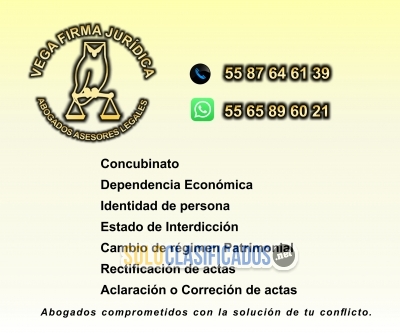 IDENTIDAD DE PERSONA ACTAS ASESORIA LEGAL 55 87 64 61 39... 