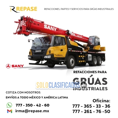 REPASE Refacciones para grúas industriales... 