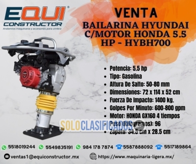 Venta bailarina hyundai HYBH700 en San Luis Potosí... 